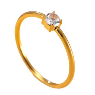 Prong-Set Solitaire Ring