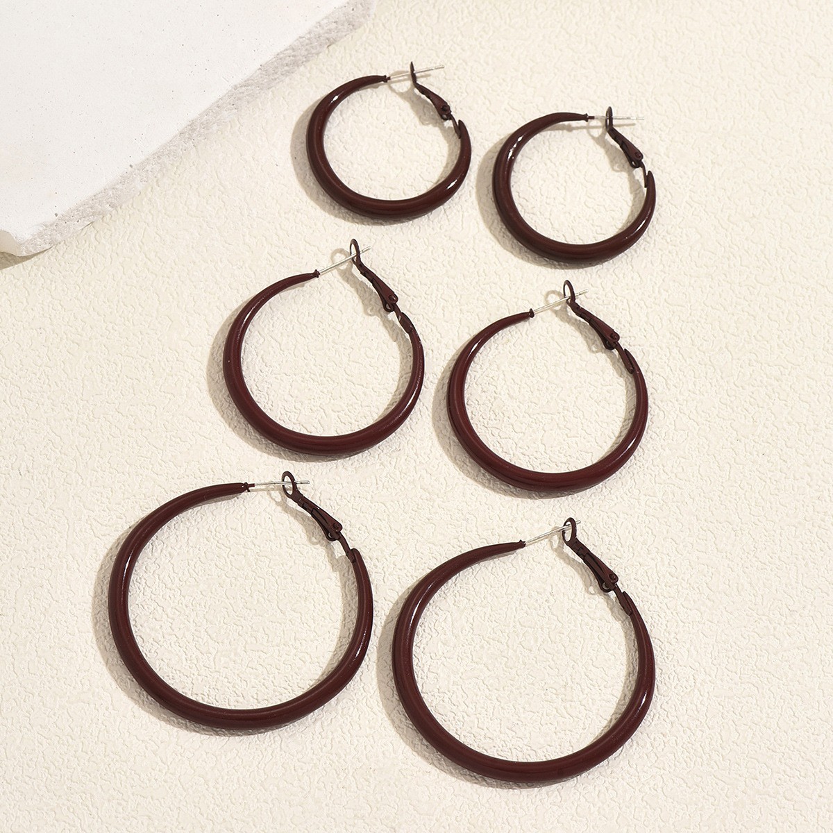 Smooth Round Hoop Earrings