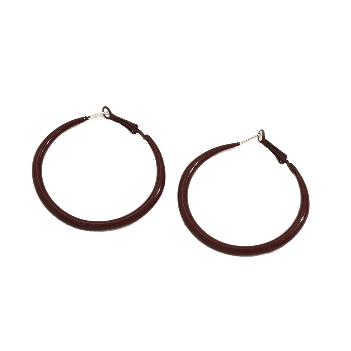 Smooth Round Hoop Earrings