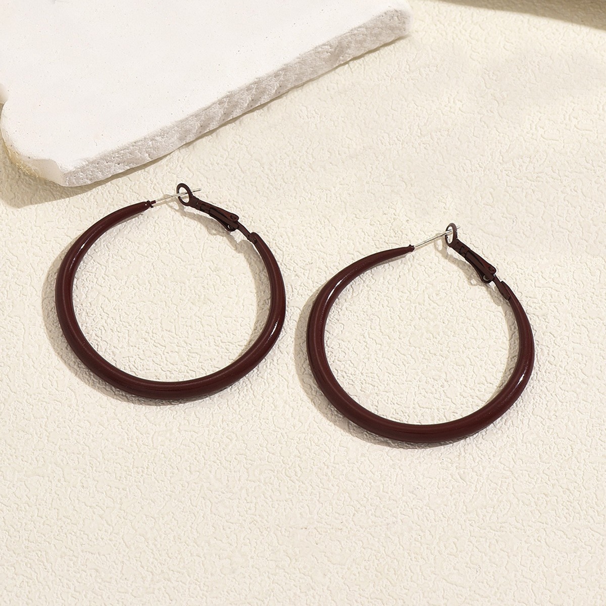 Smooth Round Hoop Earrings