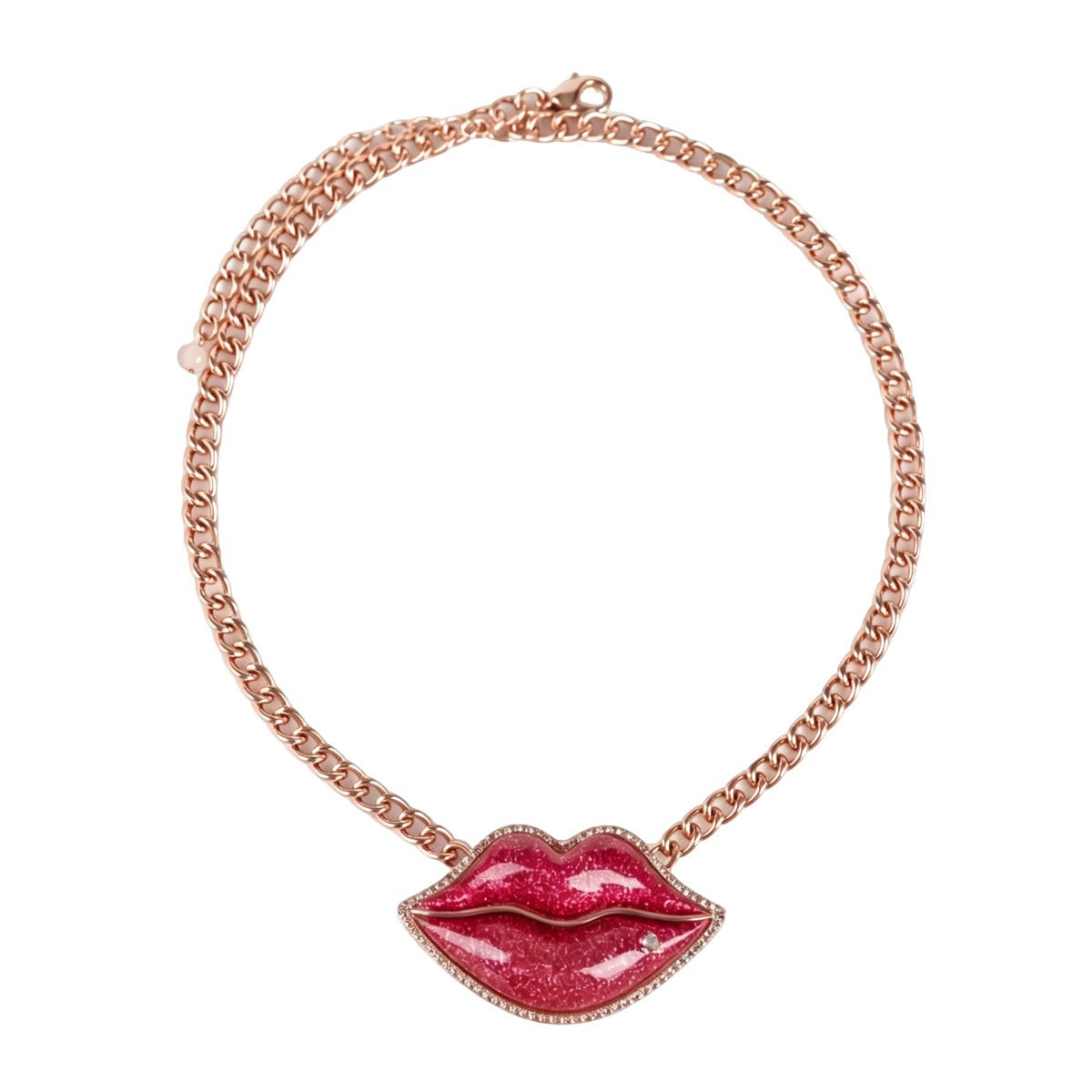 Lips Pendant Necklace