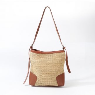 Woven Corner-Panel Shoulder Bag - alternate view