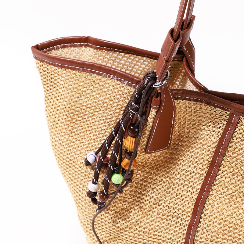 Woven Tote and Drawstring Pouch Set