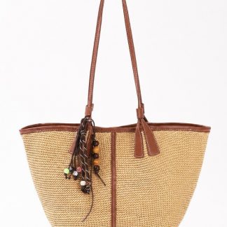 Woven Tote and Drawstring Pouch Set - alternate view
