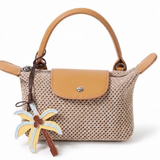 Woven-Texture Mini Satchel