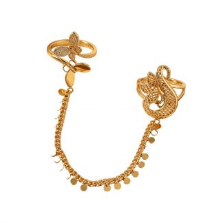 Floral Chain Ring - alternate view