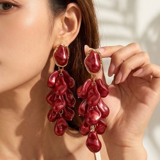 Sculptural Layered Drop Earrings