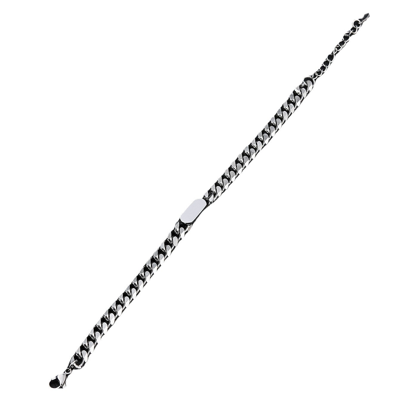 ID Plate Curb Chain Bracelet