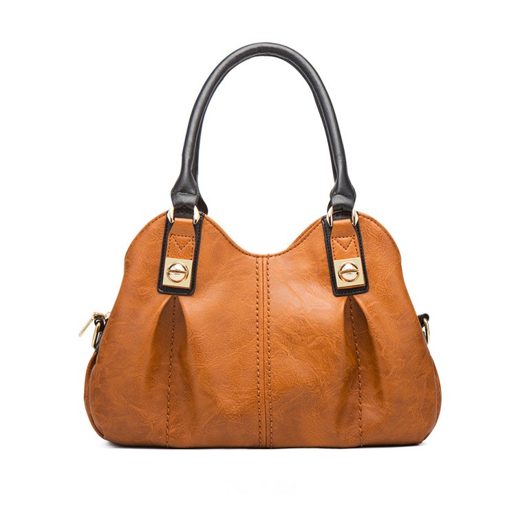 Vintage-Style Handbag and Pouch Set