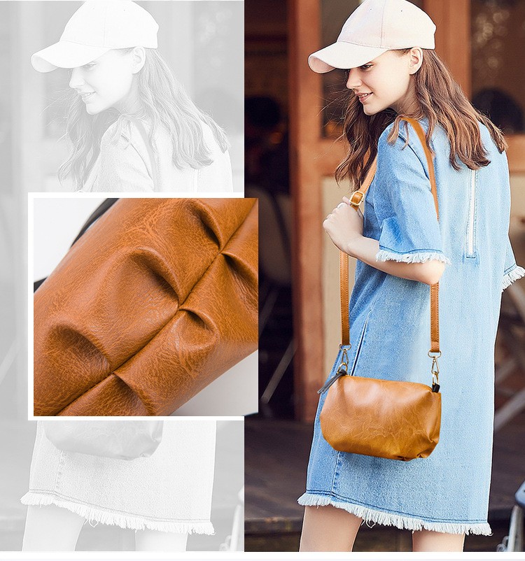 Vintage-Style Handbag and Pouch Set