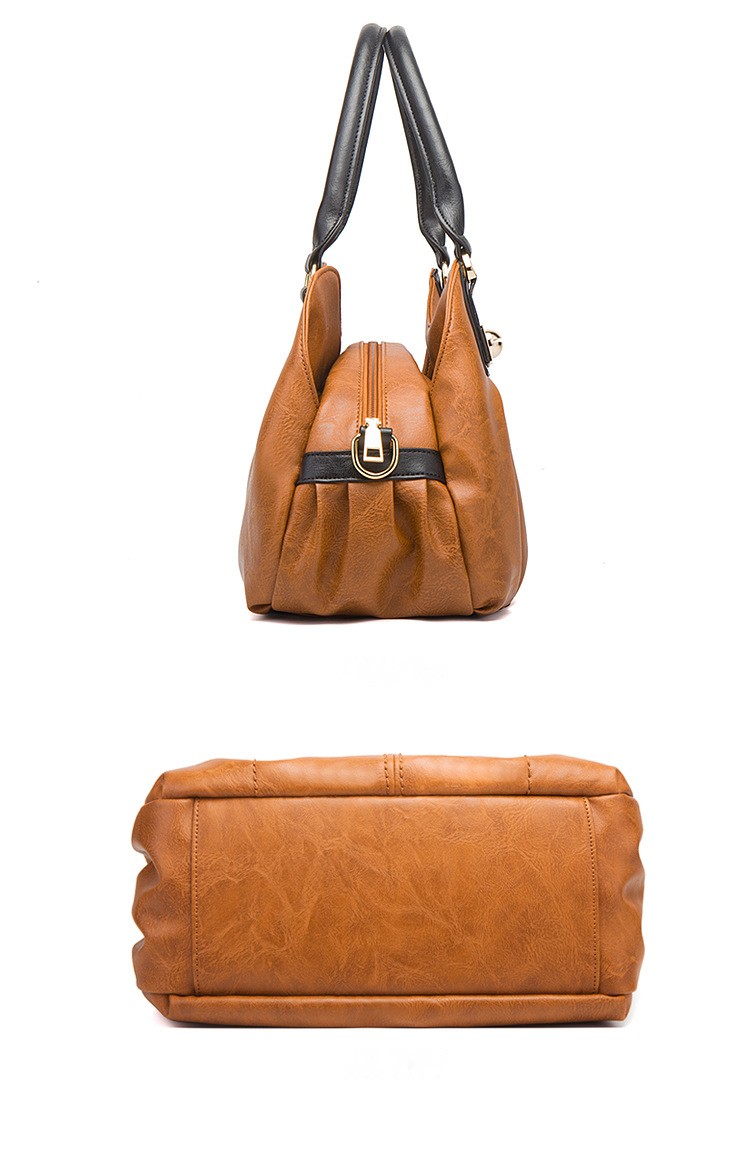 Vintage-Style Handbag and Pouch Set