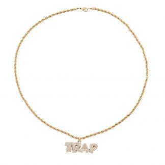 TRAP Letter Pendant Necklace - alternate view