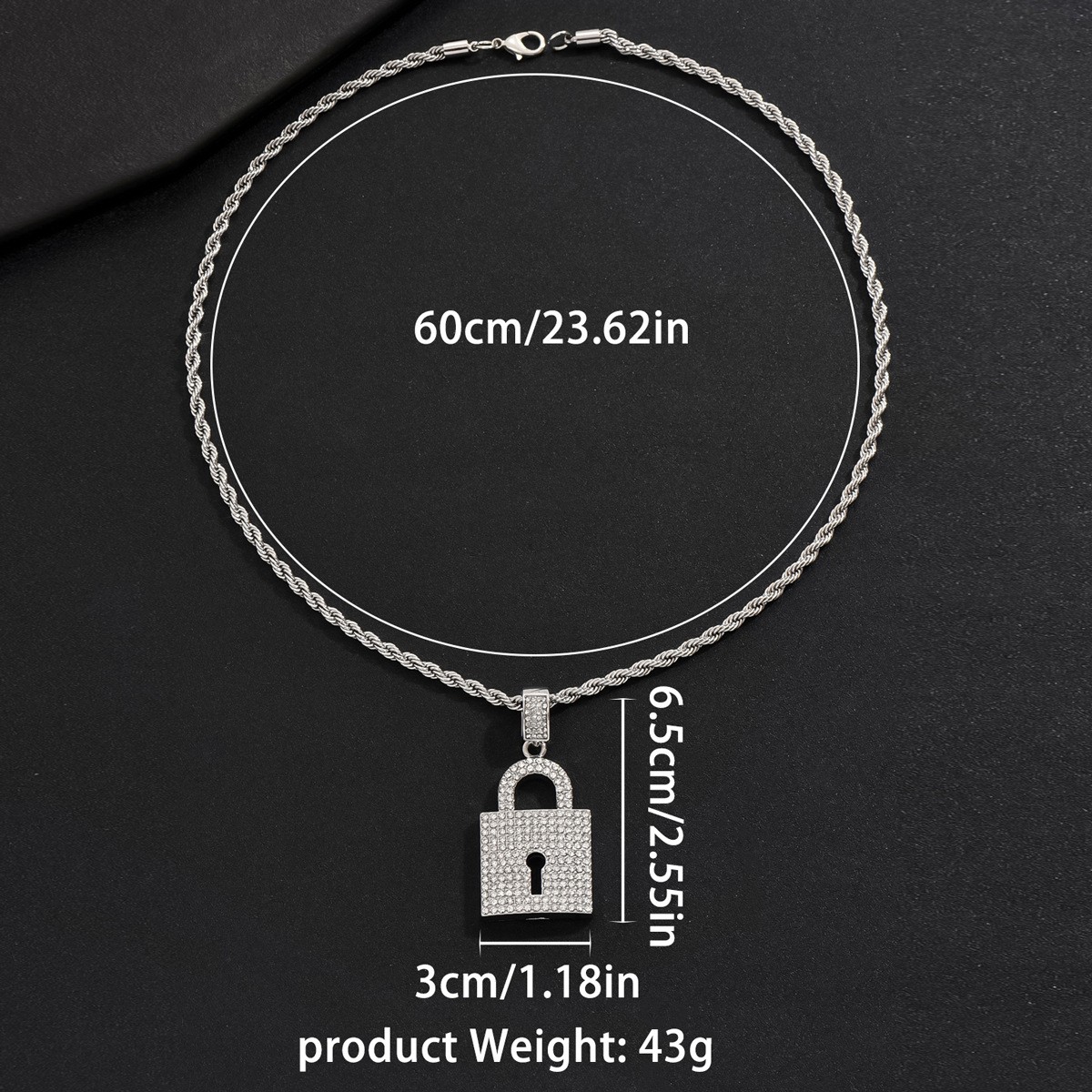 Padlock Pendant Necklace