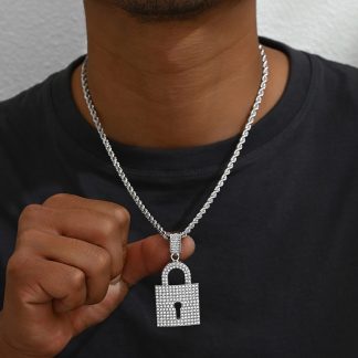 Padlock Pendant Necklace