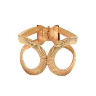 Sculptural Folded Cuff Bracelet - alternate view