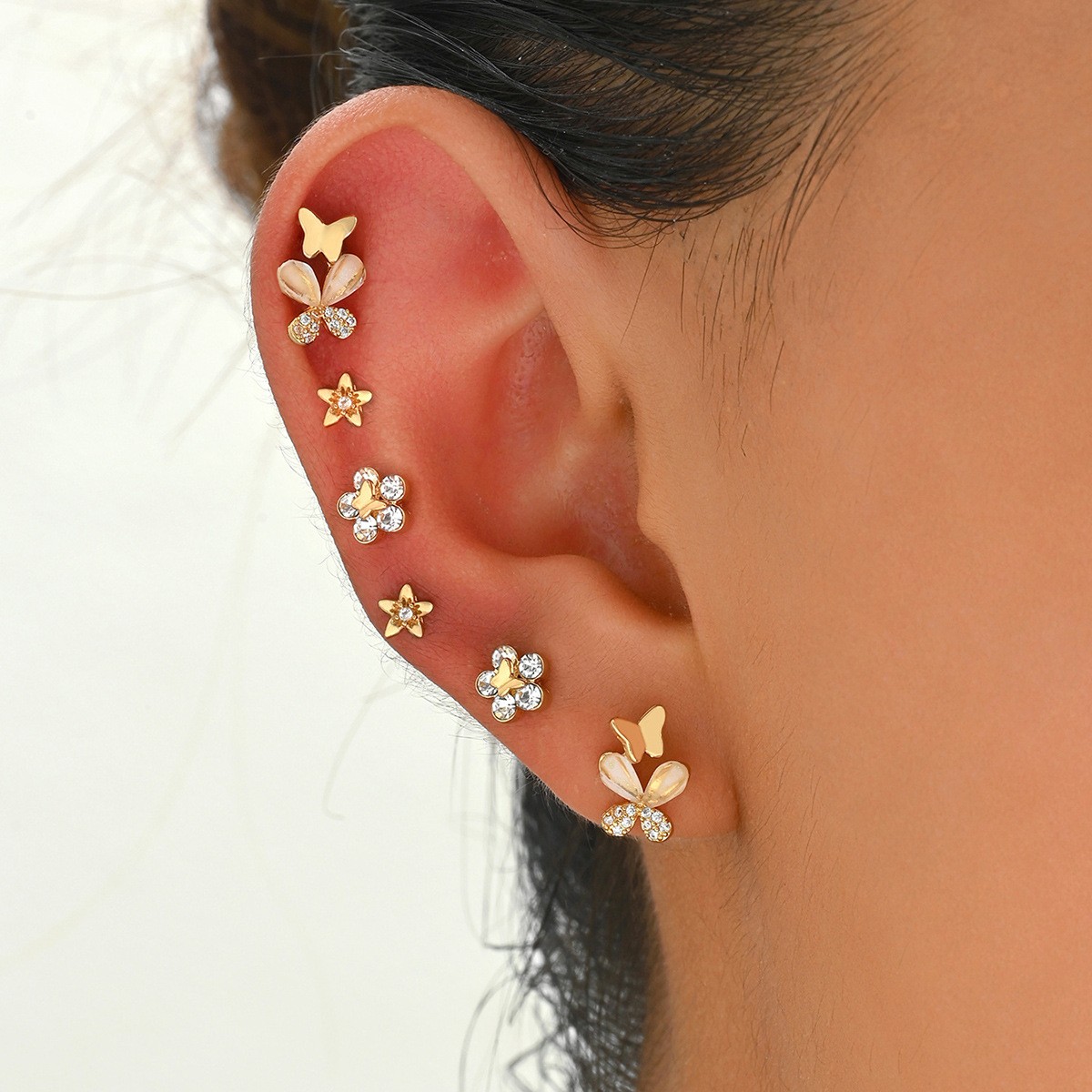 Floral Mini Stud Earring Set