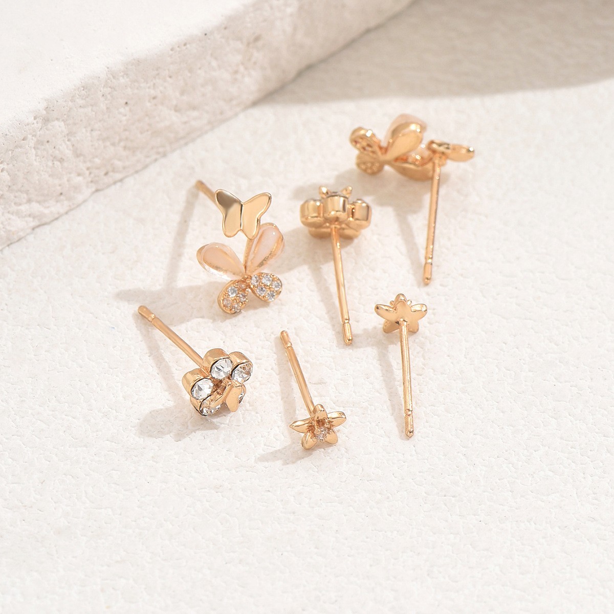 Floral Mini Stud Earring Set