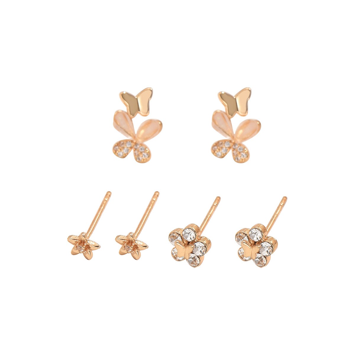 Floral Mini Stud Earring Set