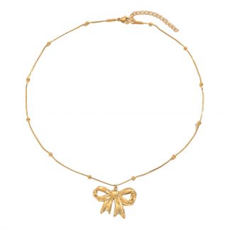 Bow Pendant Necklace - alternate view