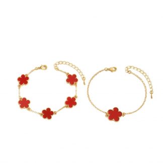 Flower-Link Bracelet - alternate view