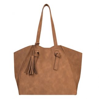 Soft Tassel Carryall Tote