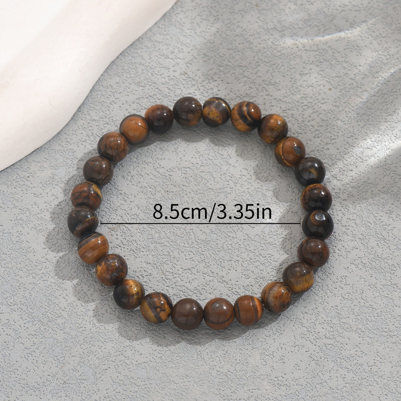 Brown-Tone Bead Bracelet