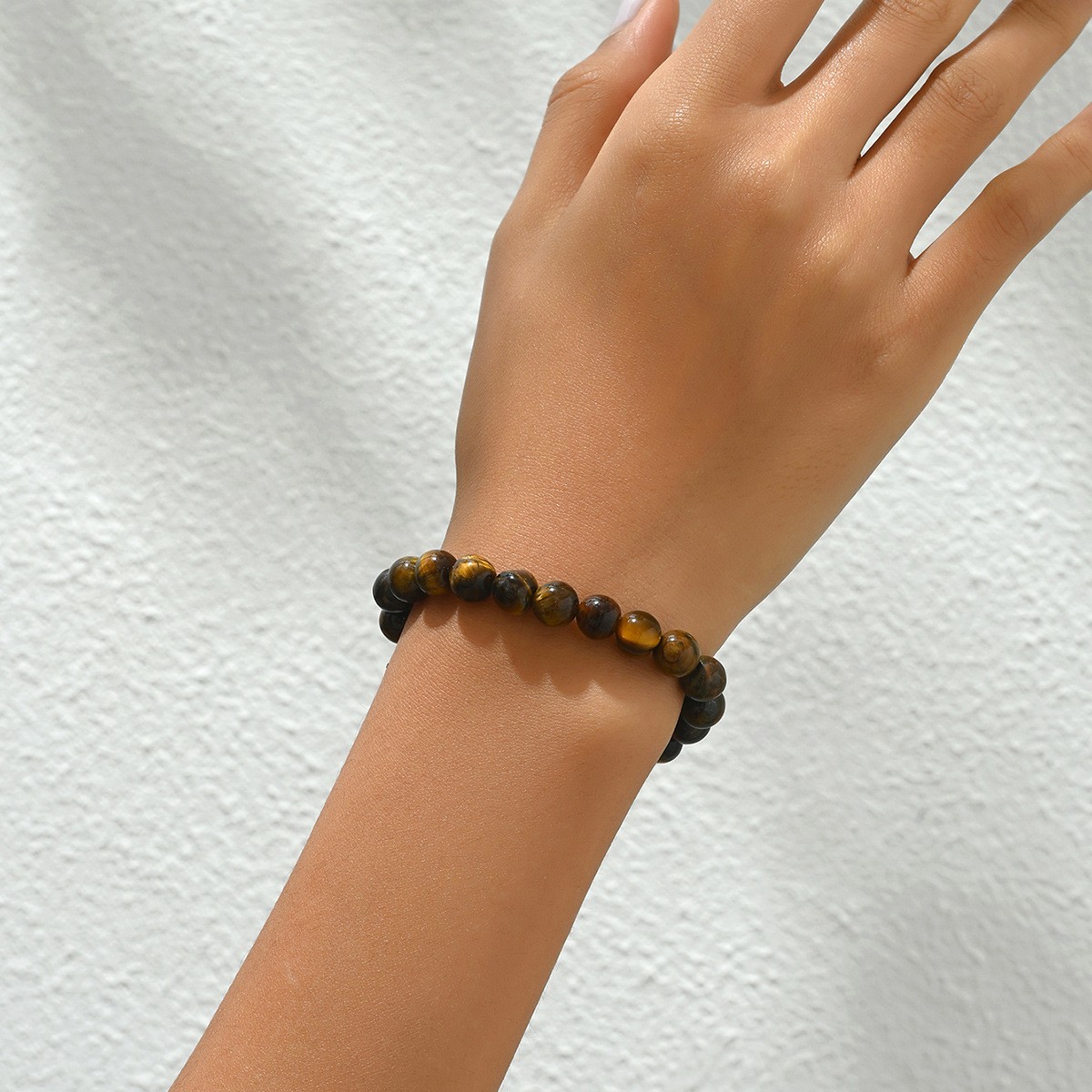 Brown-Tone Bead Bracelet