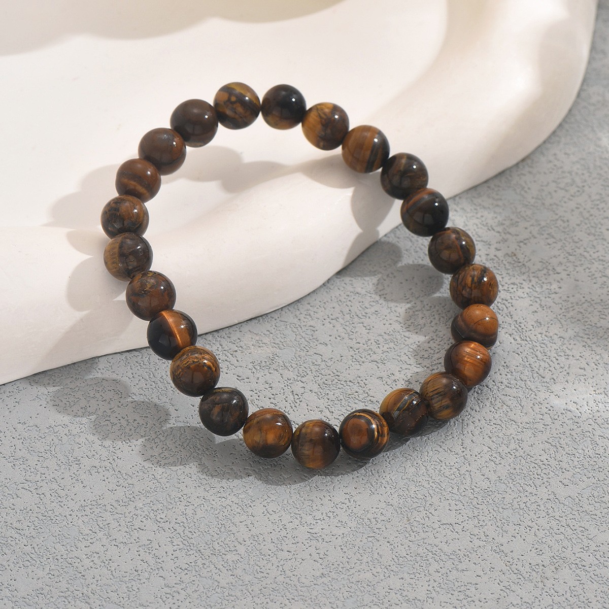 Brown-Tone Bead Bracelet