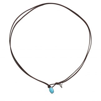 Double-Cord Bead Pendant Necklace