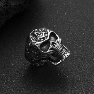 Skull, Cross and Tiger Statement Rings - alternate view