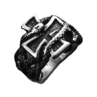 Skull, Cross and Tiger Statement Rings