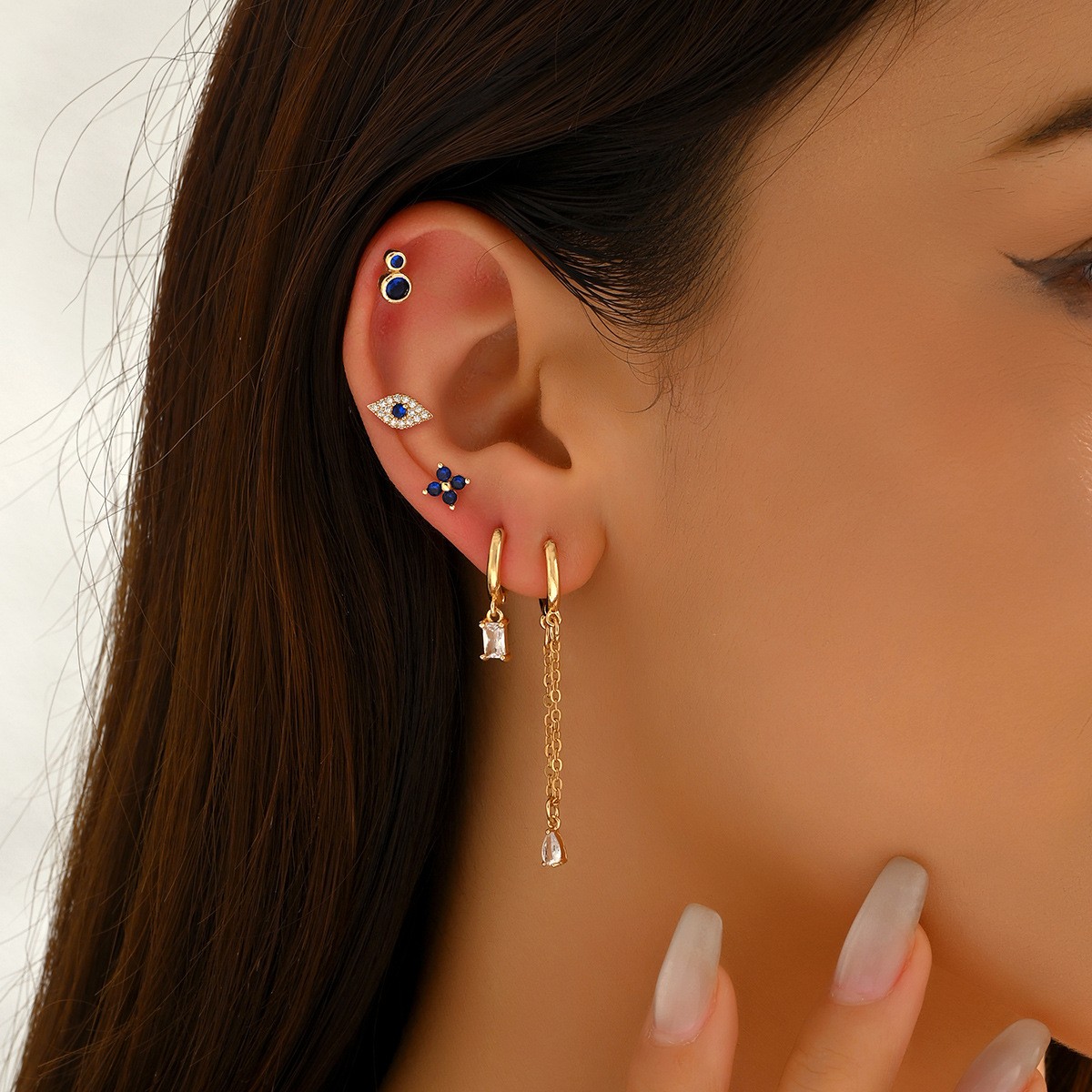 Mixed Shape Ear-Jewelry Set
