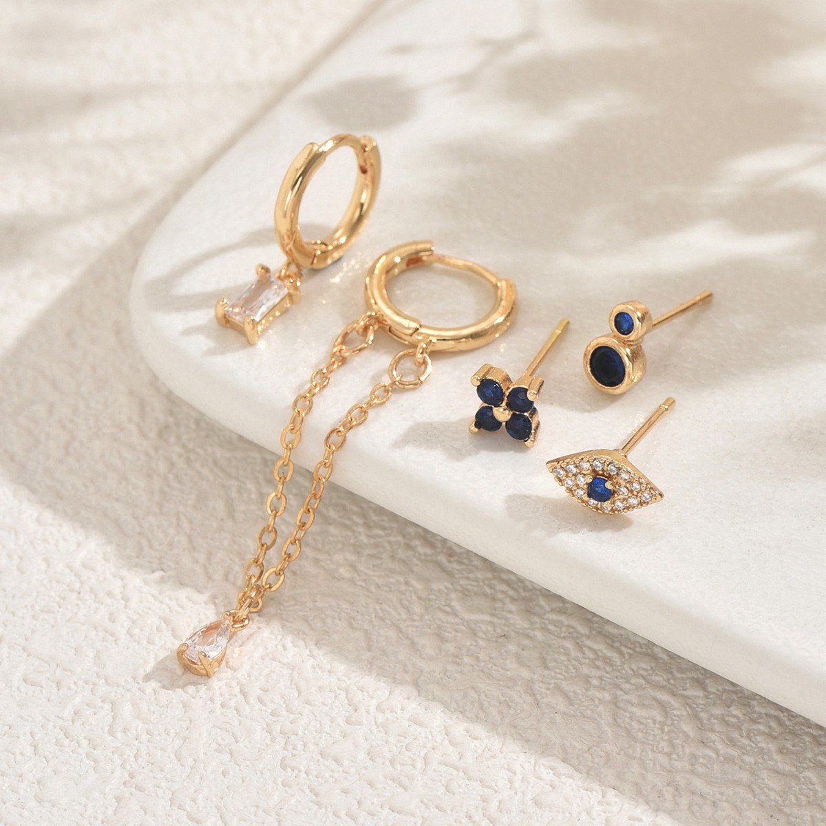 Mixed Shape Ear-Jewelry Set