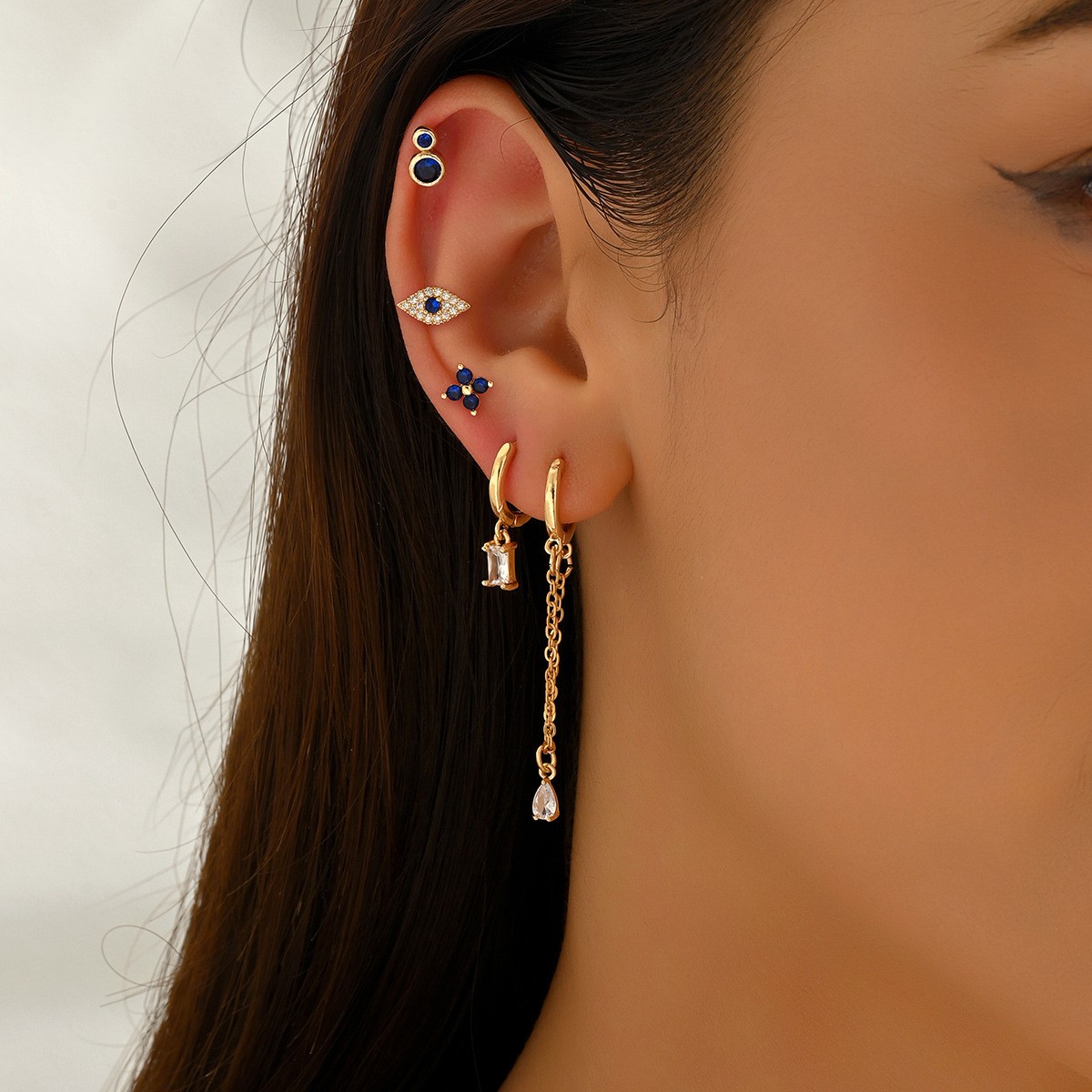 Mixed Shape Ear-Jewelry Set