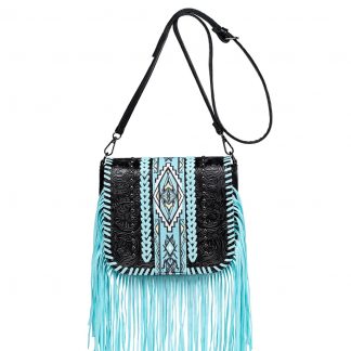Geometric Fringe Crossbody Bag - alternate view